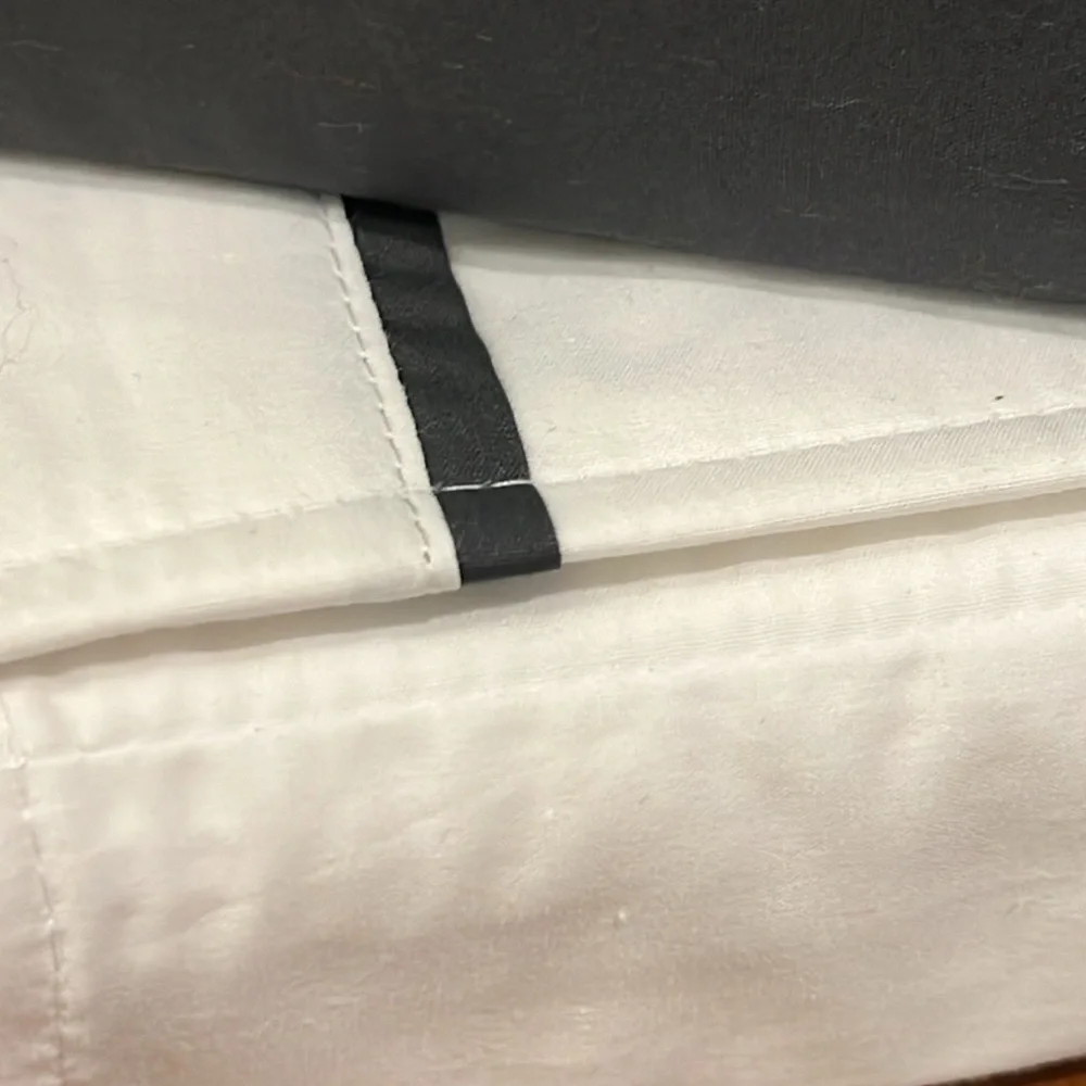 Ralph Lauren Organic Cotton Palmer Percale King Sheet Set +4 Pillowcases grey